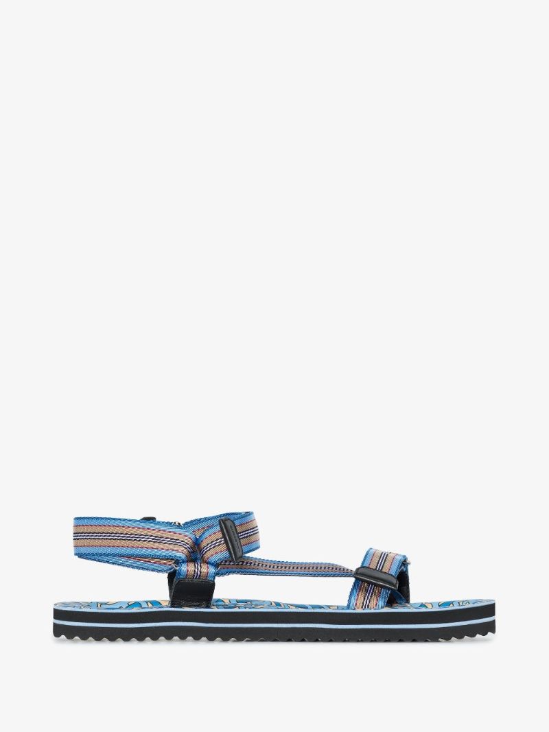 Blue Patterson New Icon Sandals