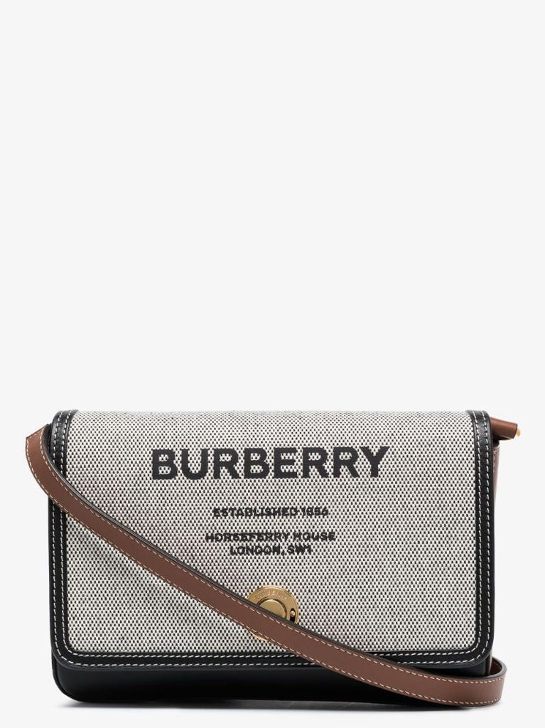 Neutral Hampshire Canvas and Leather Cross Body Bag