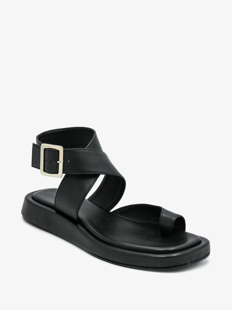 X Rosie Huntington-whiteley Black Rosie 4 Sandals