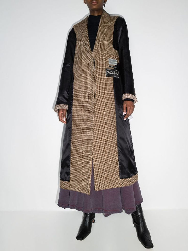 Inside Out Checked Coat