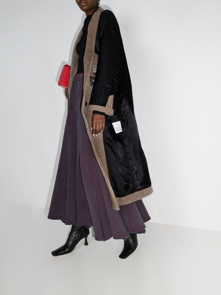 Inside Out Checked Coat