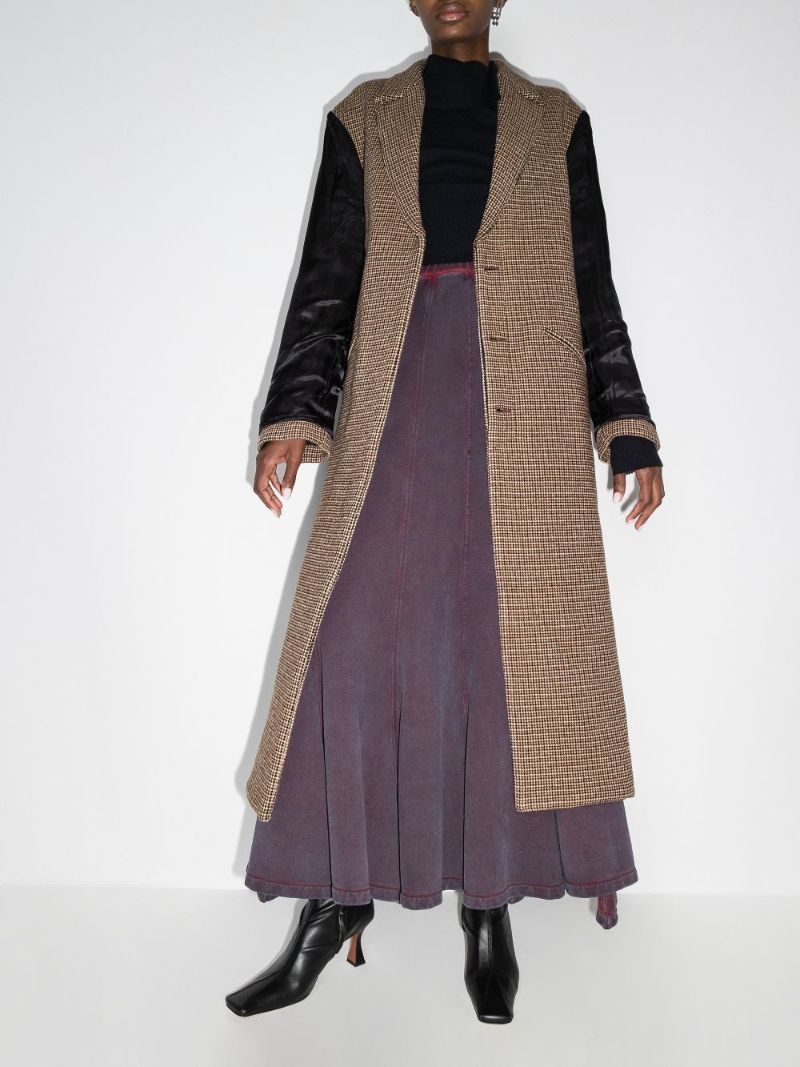 Inside Out Checked Coat
