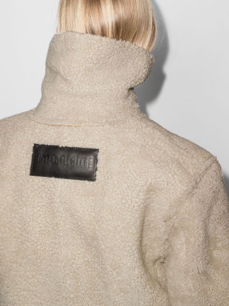Reversible Shearling Cropped Jacket