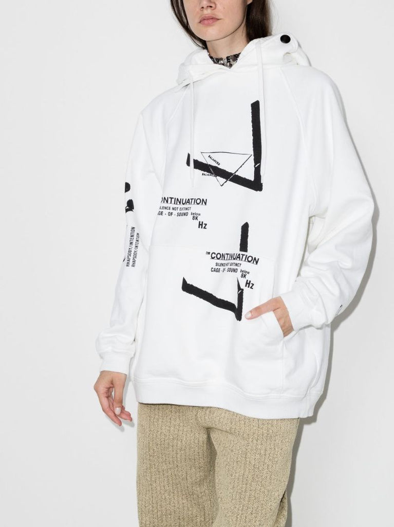 Oversized Printed Hoodie