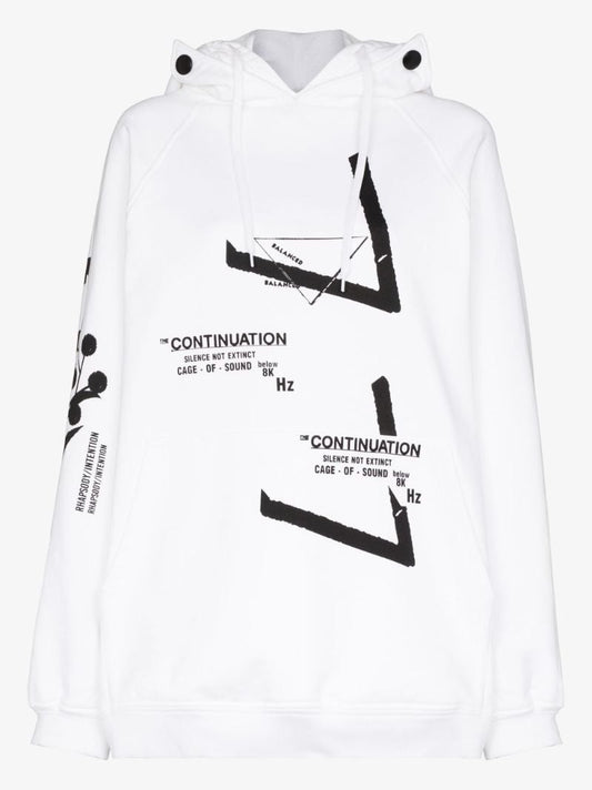 Oversized Printed Hoodie