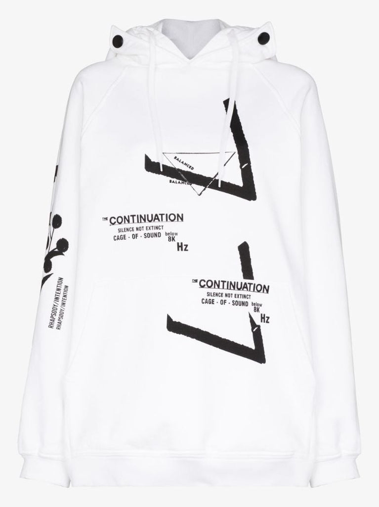 Oversized Printed Hoodie