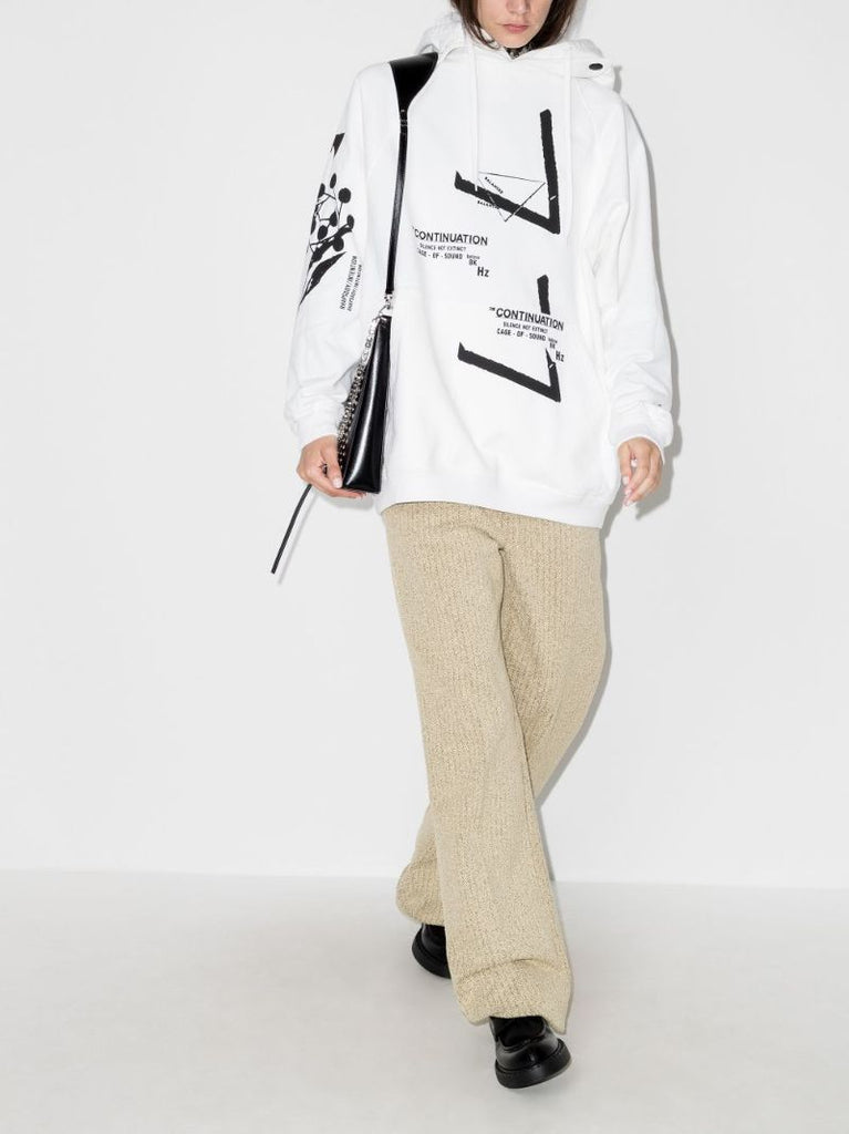 Oversized Printed Hoodie
