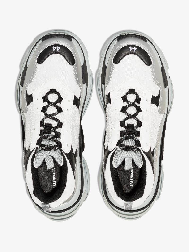 Grey Triple S Chunky Sneakers
