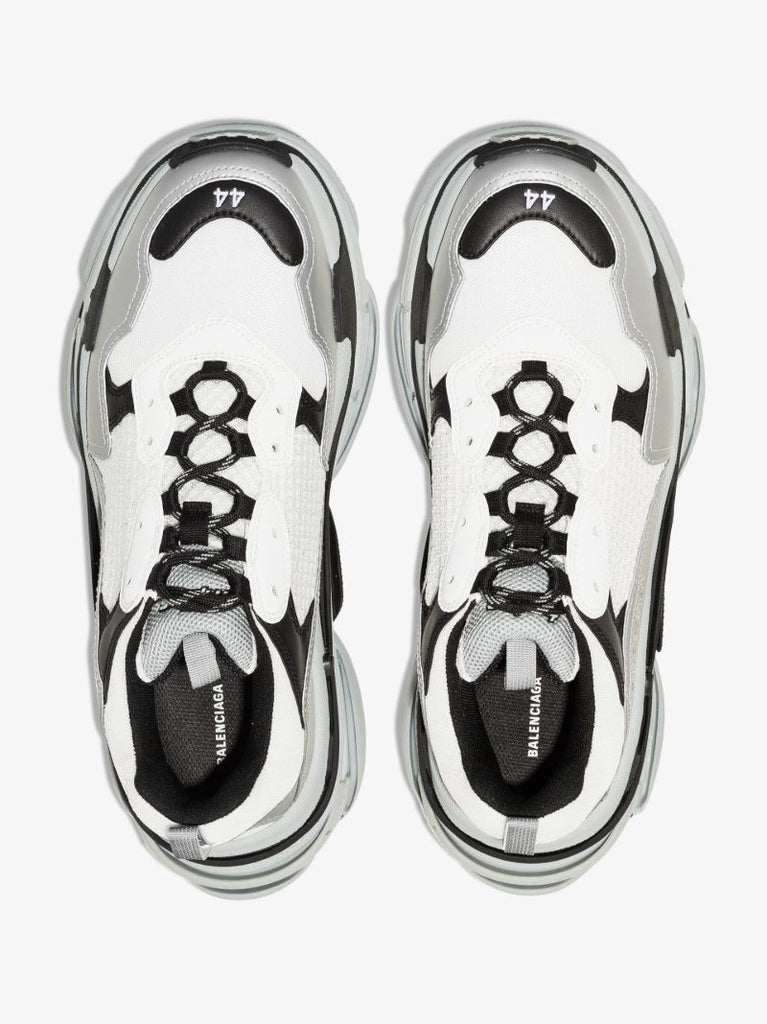 Grey Triple S Chunky Sneakers