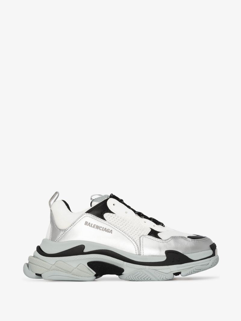 Grey Triple S Chunky Sneakers