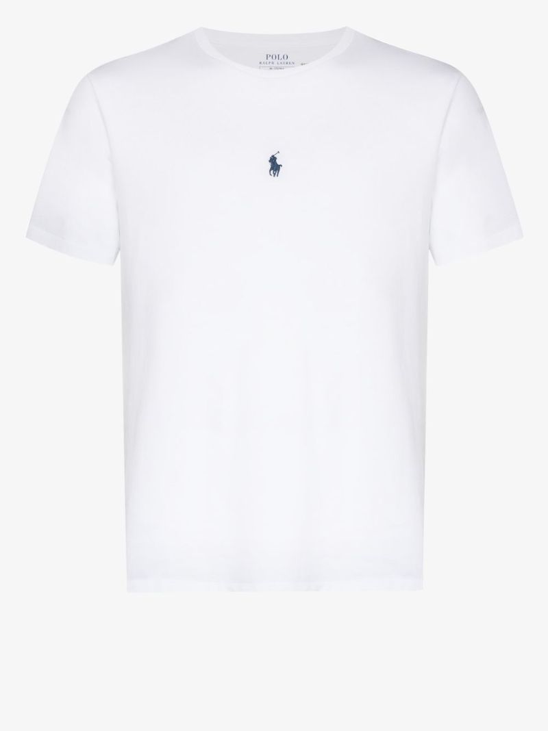 Embroidered Logo Cotton T-shirt