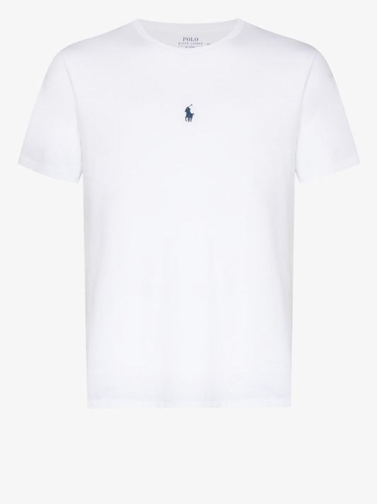 Embroidered Logo Cotton T-shirt