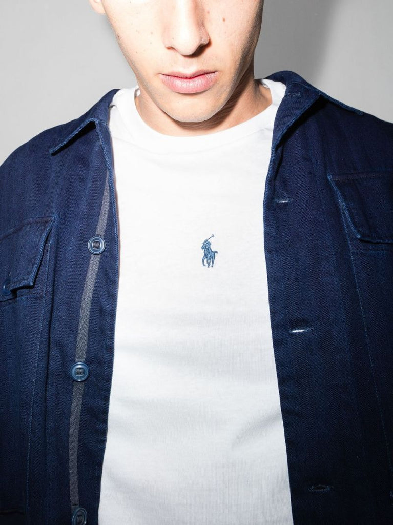 Embroidered Logo Cotton T-shirt
