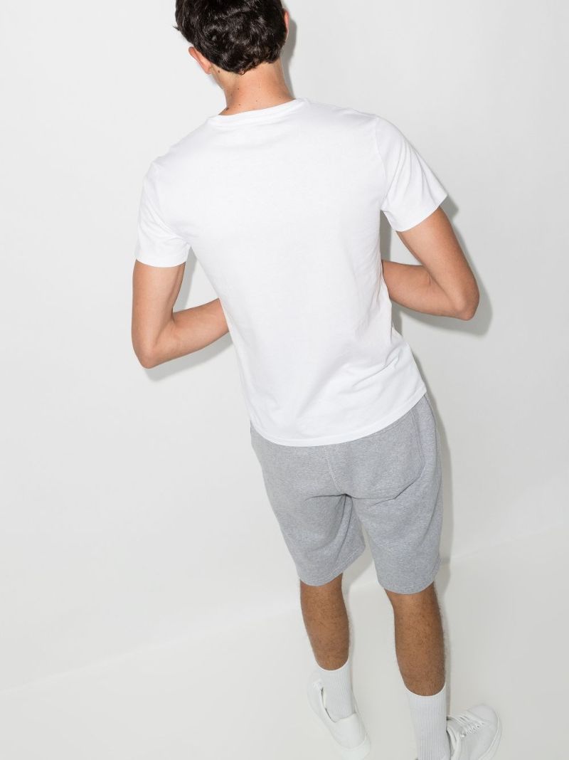 Embroidered Logo Cotton T-shirt