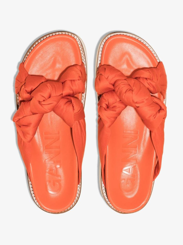 65mm Flatform Knotted Sandals