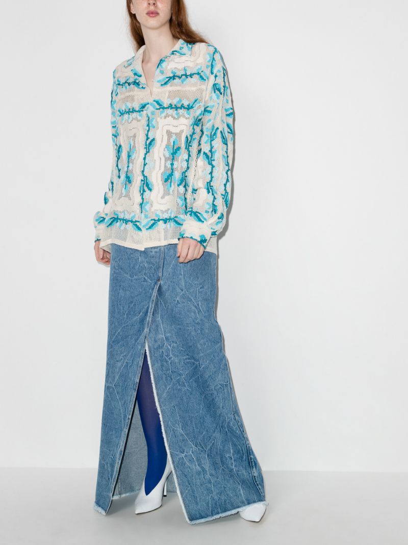 Silvana Denim Maxi Skirt