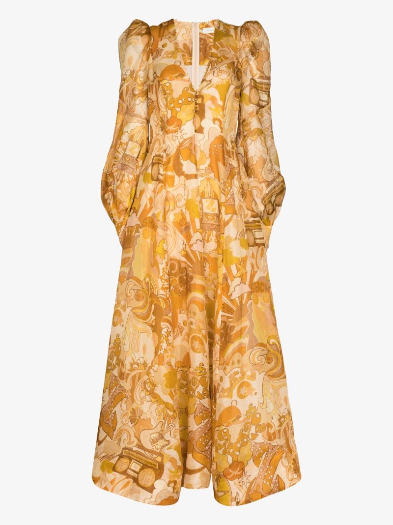 Tempo Honey Collage Maxi Dress