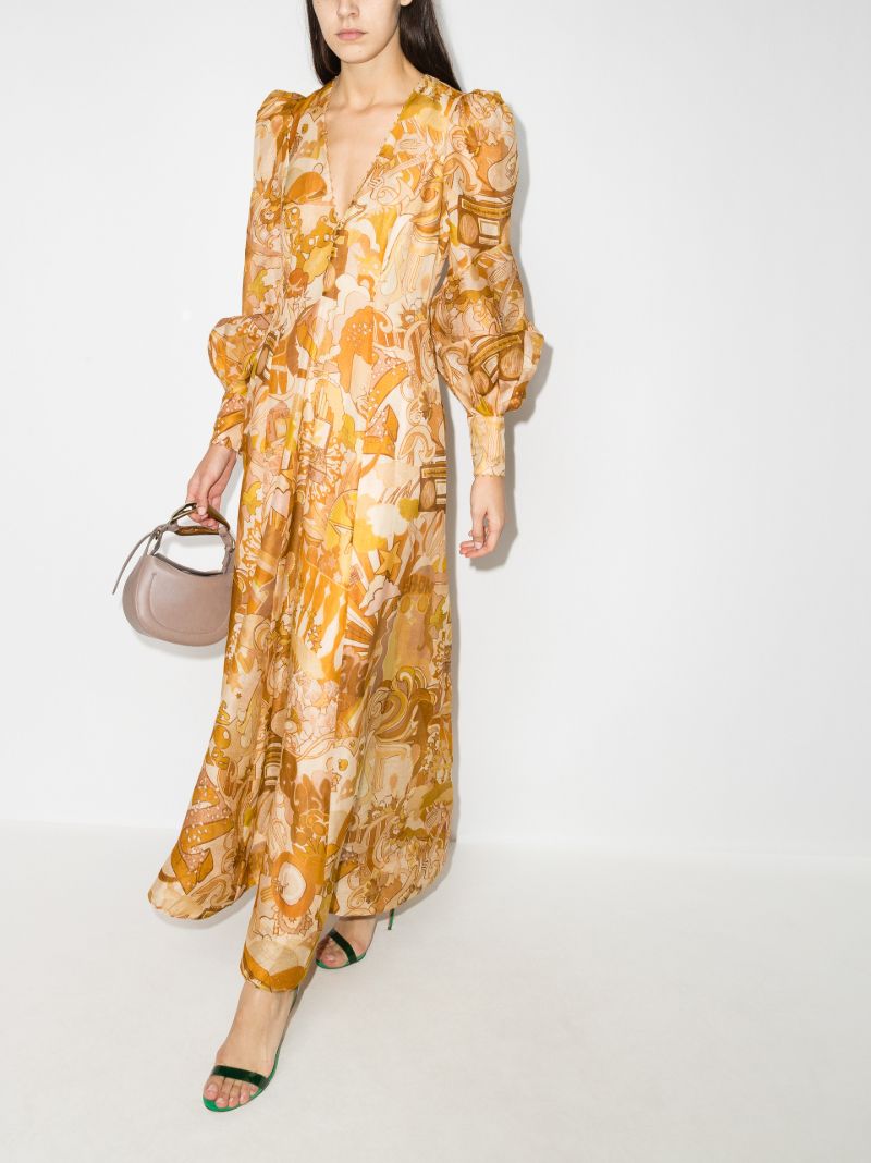 Tempo Honey Collage Maxi Dress