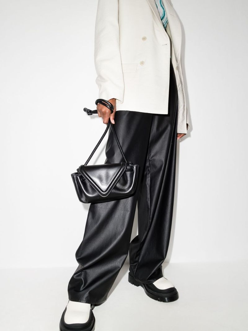 Black Beak Small Leather Cross Body Bag