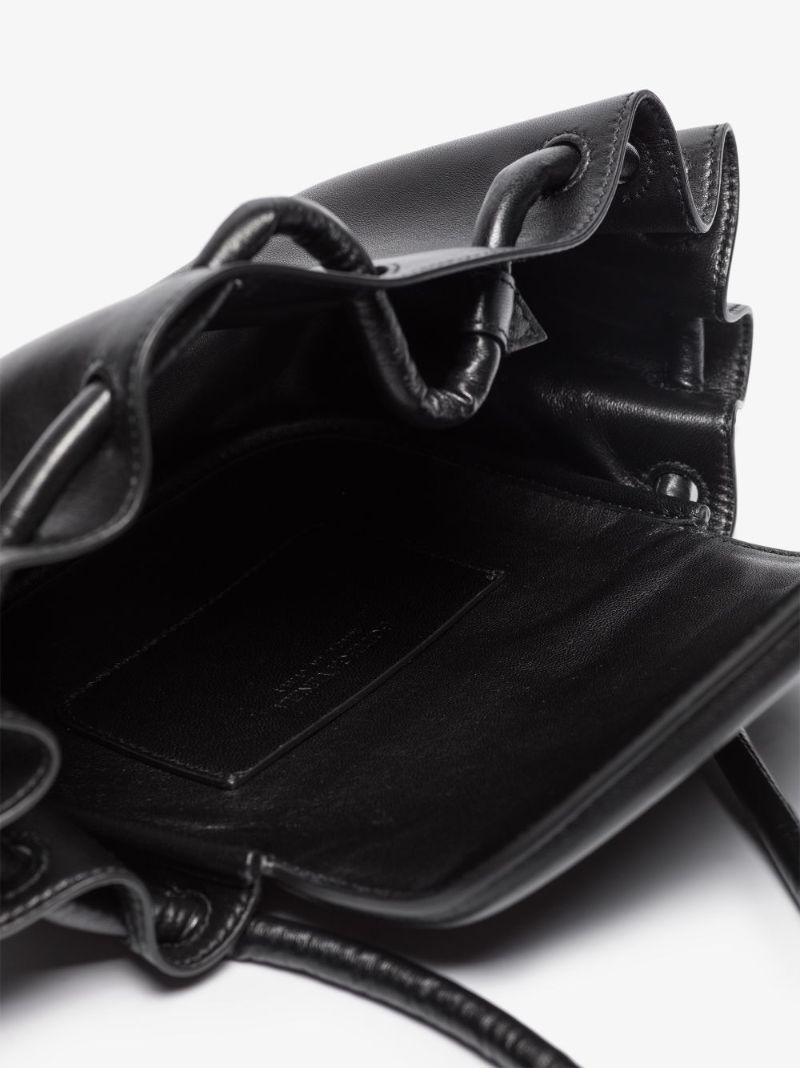 Black Beak Small Leather Cross Body Bag