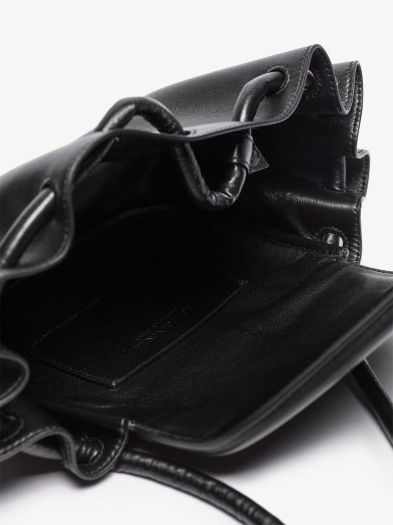 Black Beak Small Leather Cross Body Bag