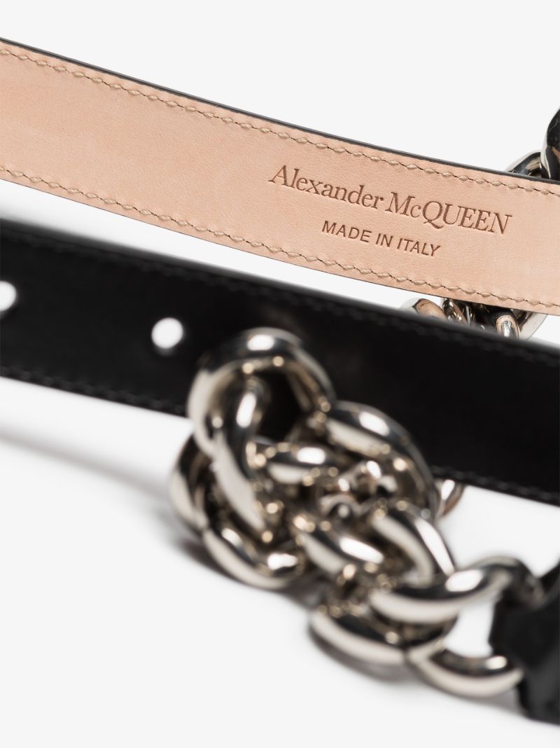 Black Chain Double Belt