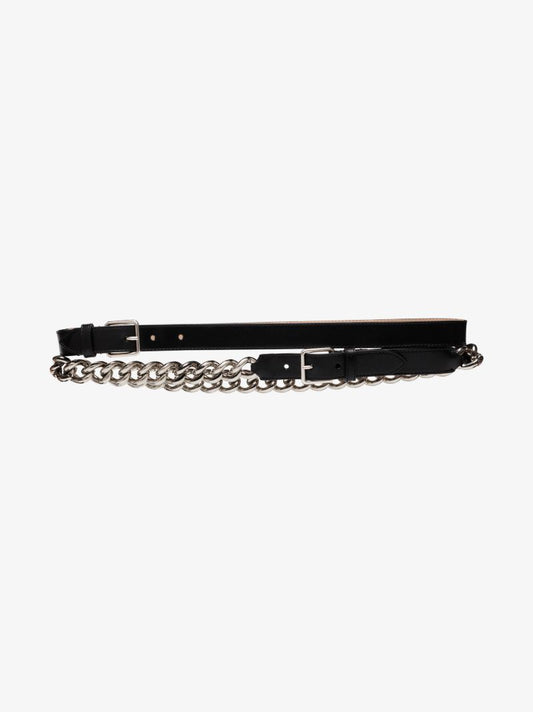 Black Chain Double Belt