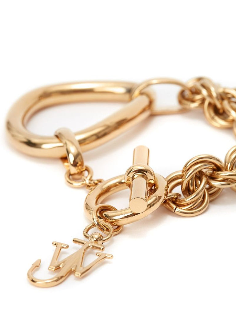Gold Tone Oversized Link Chain Bracelet