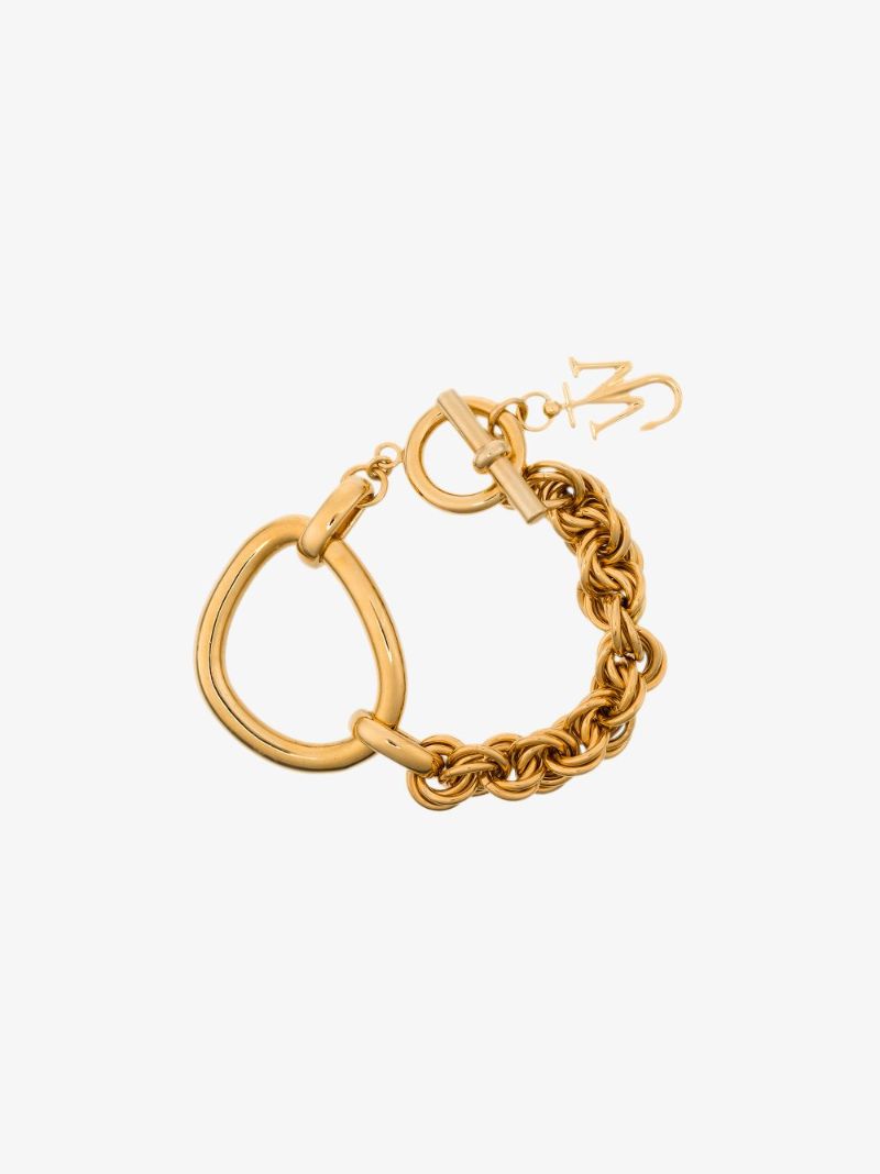 Gold Tone Oversized Link Chain Bracelet