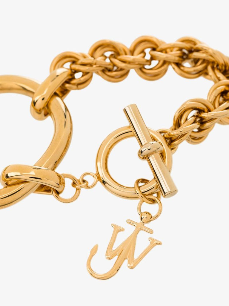 Gold Tone Oversized Link Chain Bracelet
