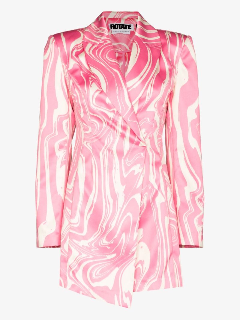 Shannon Swirl Print Blazer Dress
