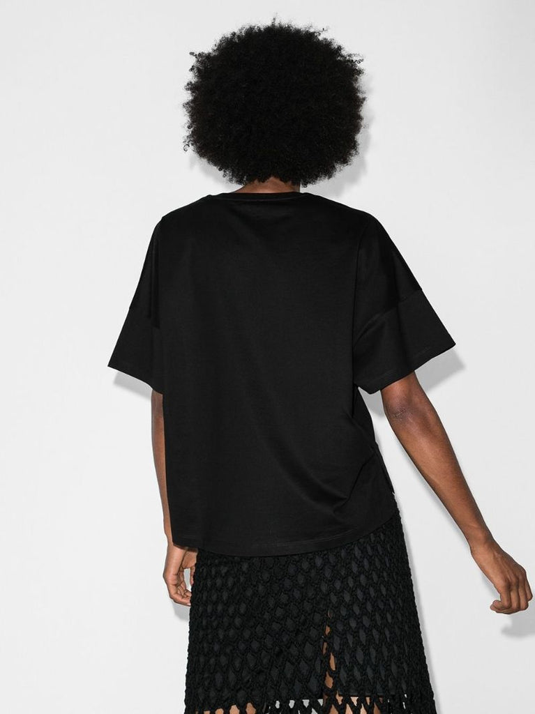 Logo-embroidered T-shirt