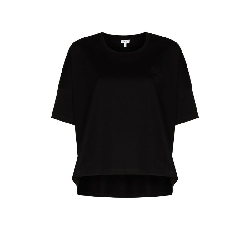 Logo-embroidered T-shirt