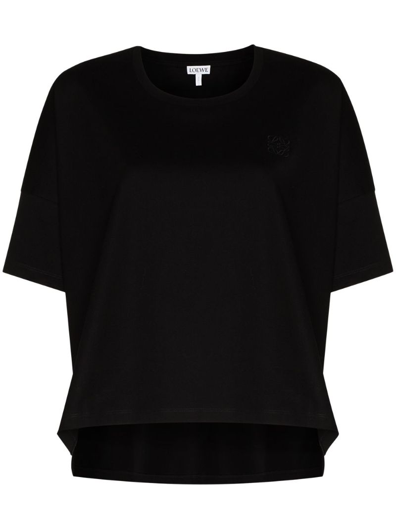 Logo-embroidered T-shirt