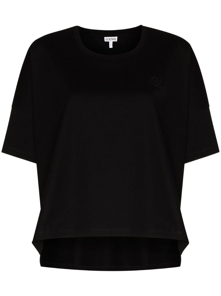 Logo-embroidered T-shirt