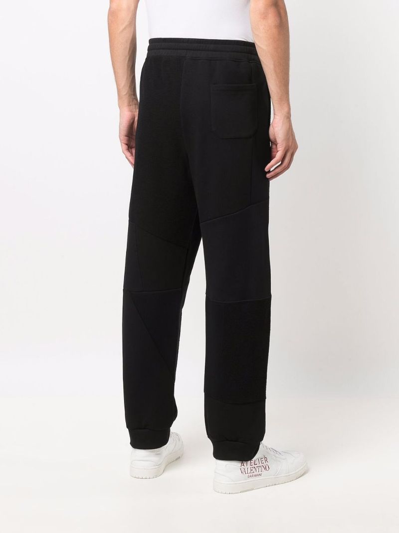 Black Vlnt-print Track Pants