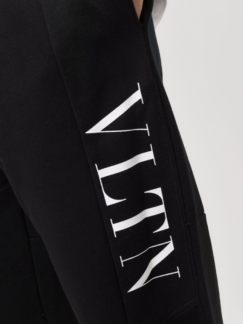 Black Vlnt-print Track Pants