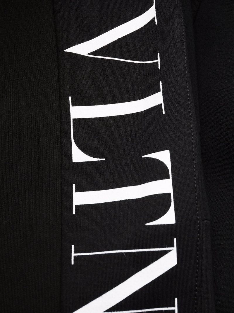 Black Vlnt-print Track Pants