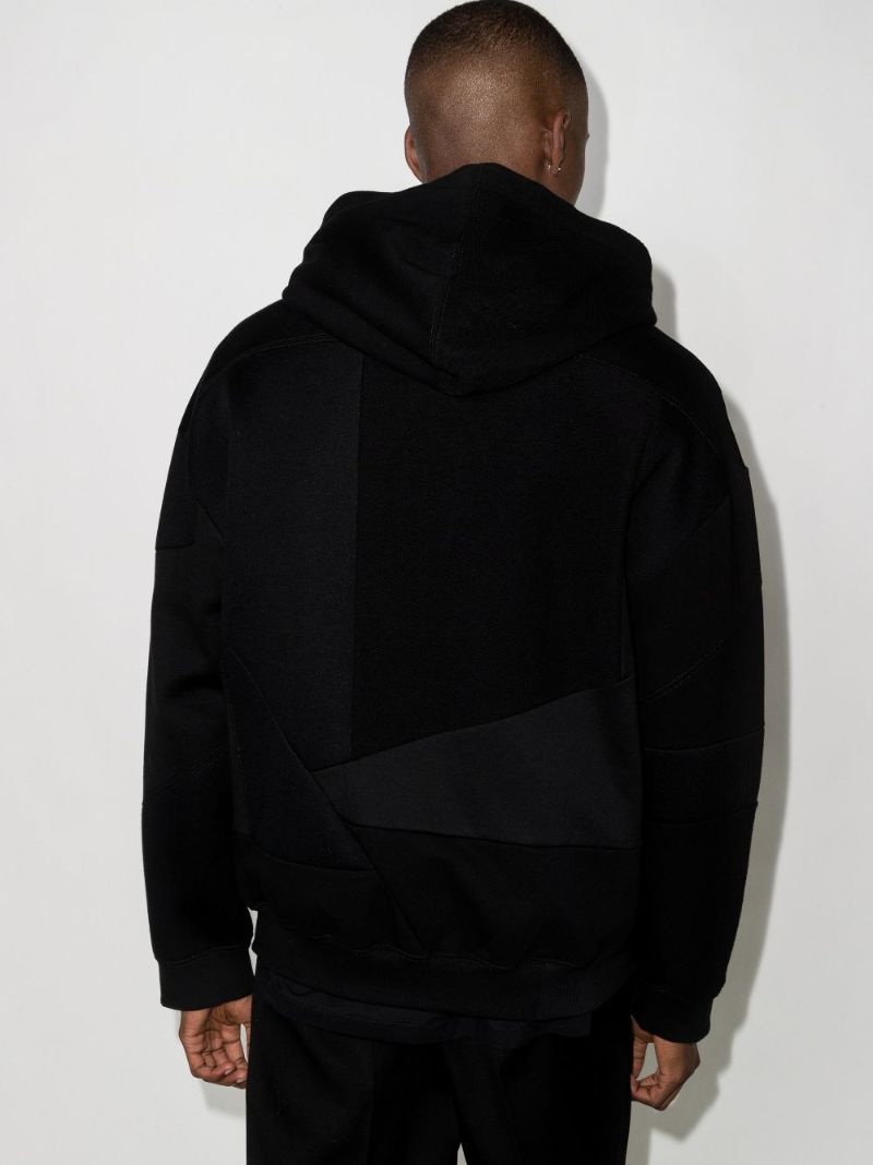 Vltn Logo Patchwork Hoodie