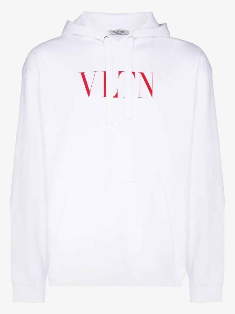 Vltn Logo Print Hoodie