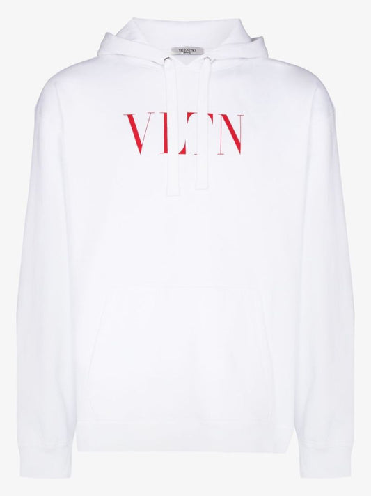 Vltn Logo Print Hoodie