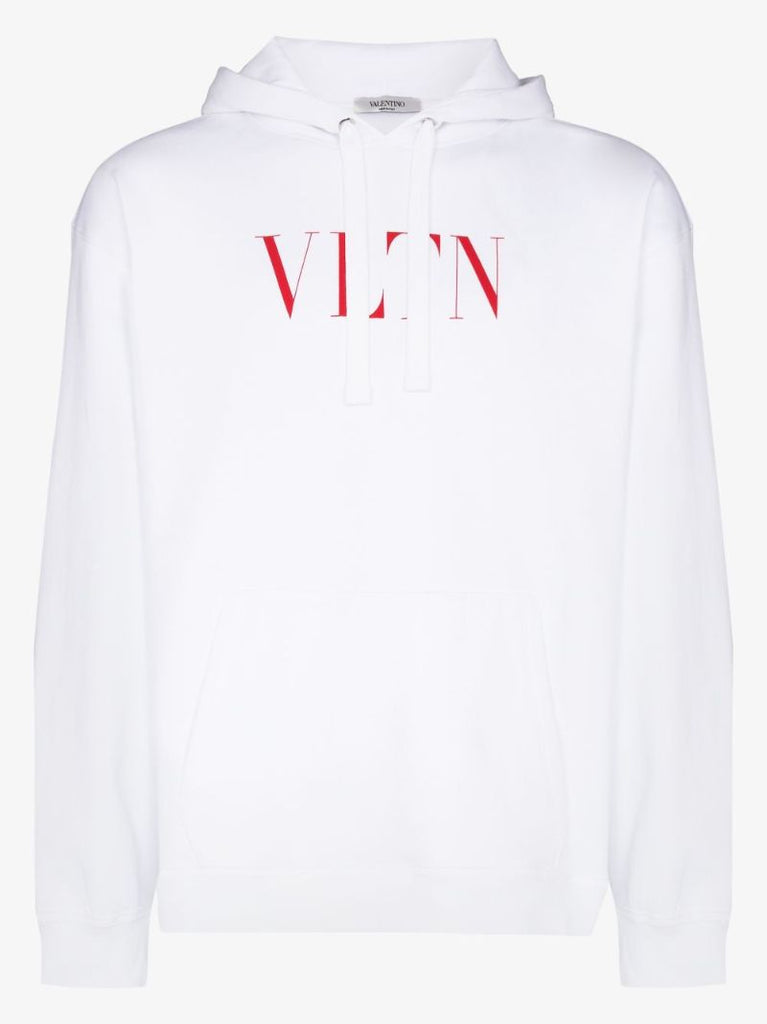Vltn Logo Print Hoodie
