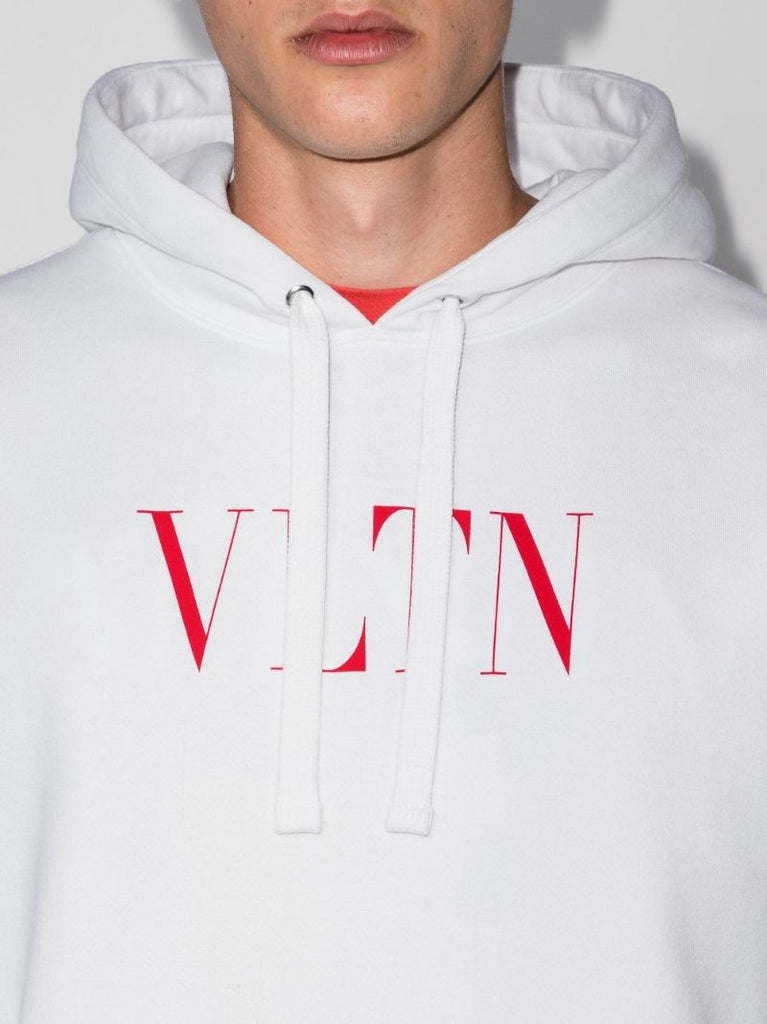 Vltn Logo Print Hoodie