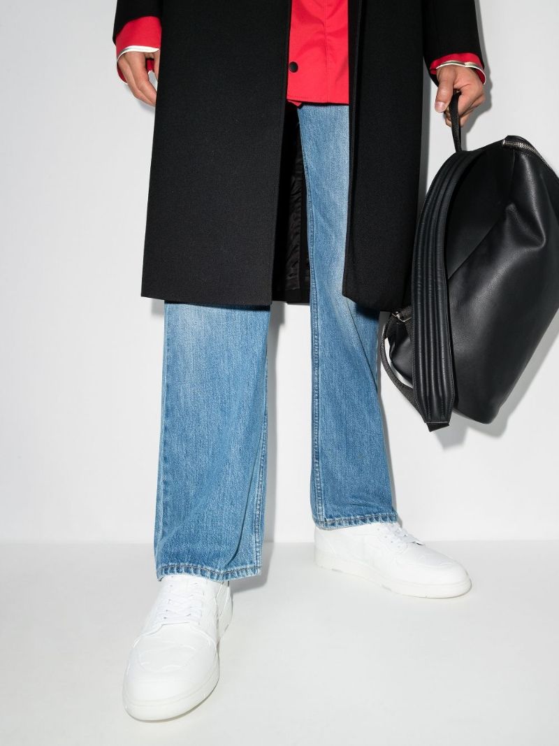 White Atelier Valentino Leather Sneakers