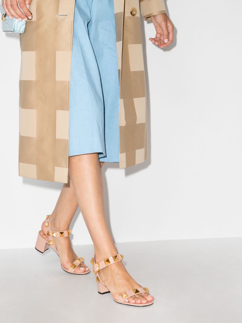 Neutral Roman Stud 60 Leather Sandals
