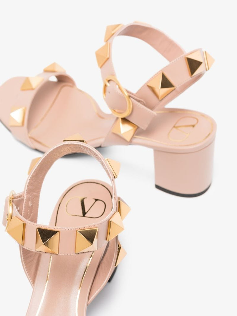 Neutral Roman Stud 60 Leather Sandals