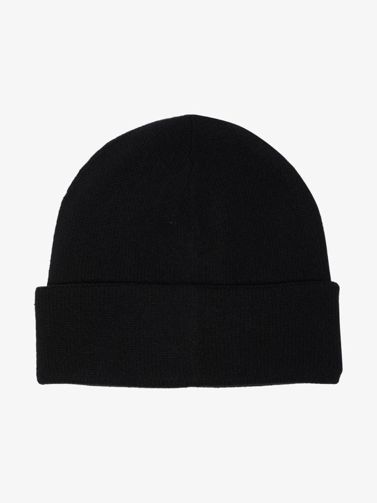 Black Tonal Logo Beanie Hat