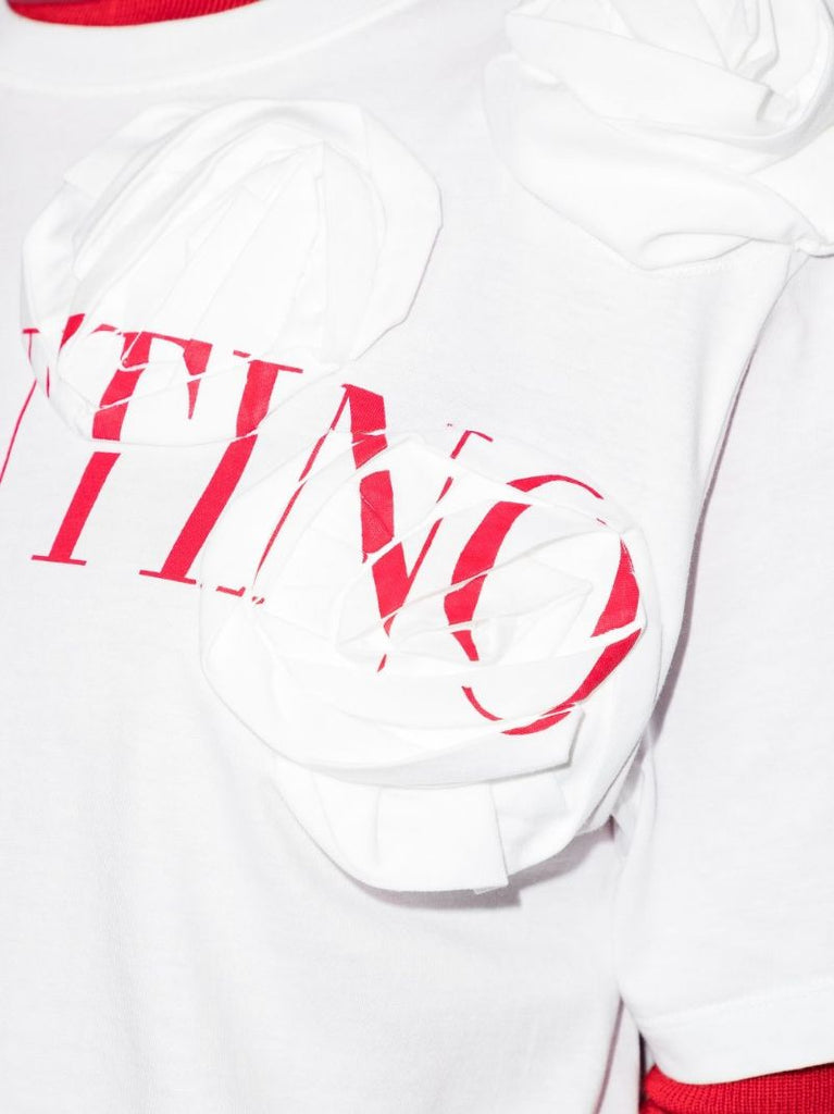 Rose Detail Logo T-shirt
