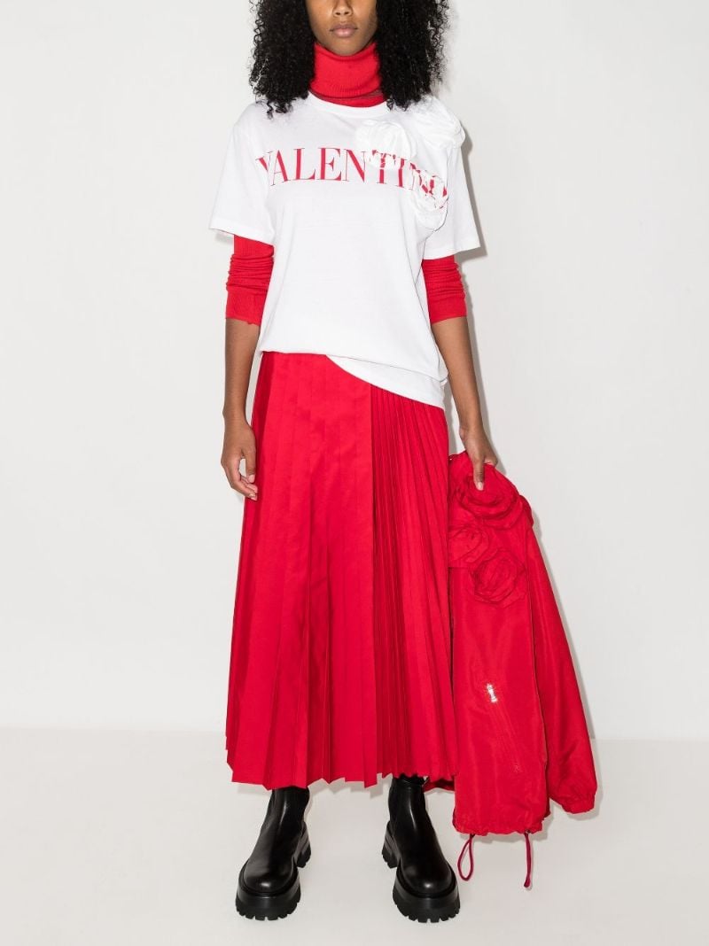 Rose Detail Logo T-shirt