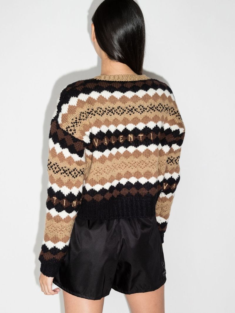Jacquard Wool Sweater
